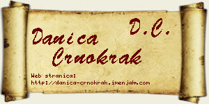 Danica Crnokrak vizit kartica